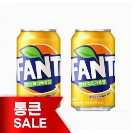 [통큰세일] 코카콜라 환타 파인애플(업소용)355ml*24