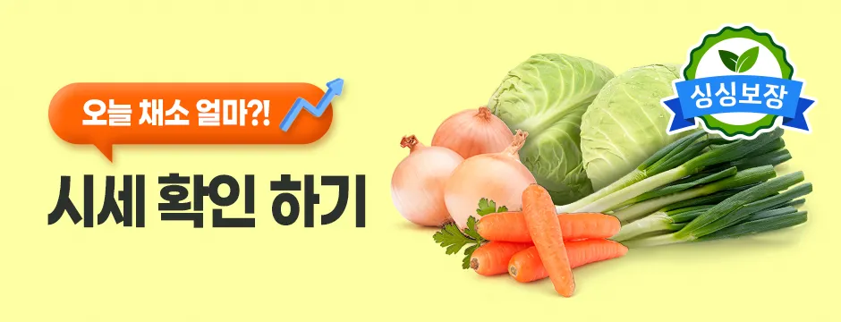 오늘 채소는 얼마? 이미지