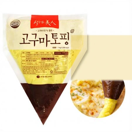 샐러드미인 고구마토핑 고구마무스 1kg 냉장 고구마크러스트