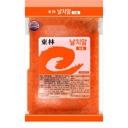 동림수산 날치알레드 빨강 800g 냉동 담홍색 빨간색날치알 레드날치알
