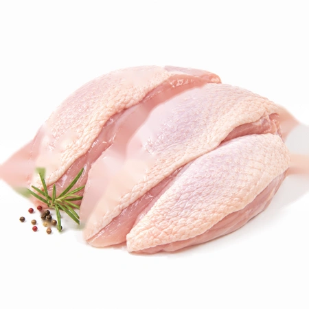 닭더미 국내산 냉장 닭가슴살 SO 1kg (껍질포함)