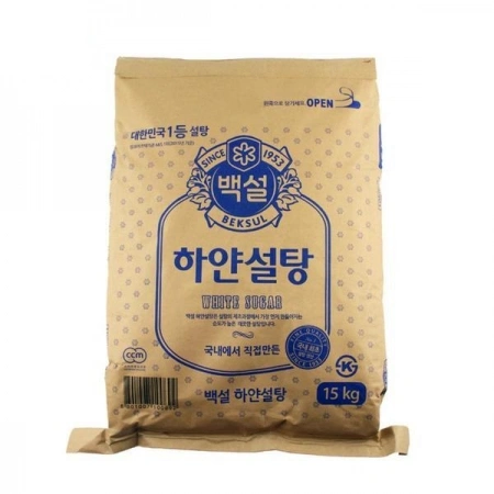 백설 하얀설탕 15kg 1개