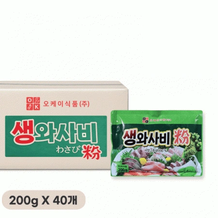 오케이 90% 고함량 와사비분 200g, 40개
