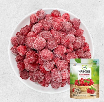 뉴뜨레 라즈베리 홀 칠레 500g