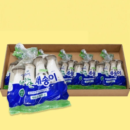 ⭐️새송이 버섯 봉지포장 2kg (400g x 5봉)⭐️