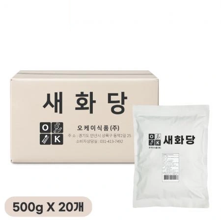 오케이 새화당 신화당 대채당 사카린나트륨 500g, 20개입