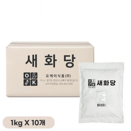 오케이 새화당 신화당 대채당 사카린나트륨 1kg, 10개입