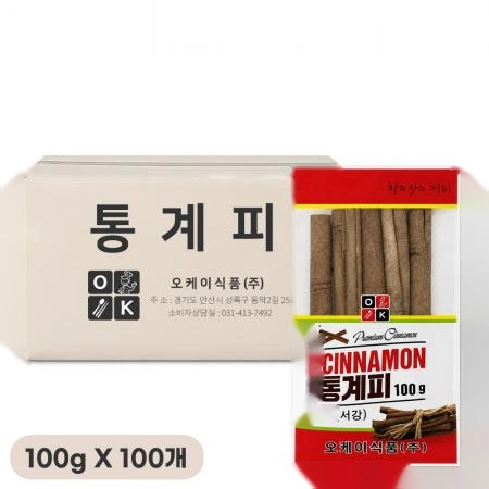 오케이 통계피 100g, 100개입
