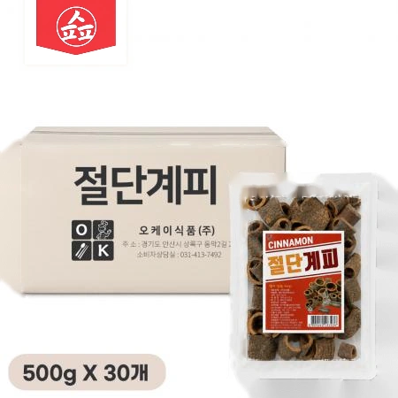 오케이 통계피(절단계피) 500g, 30개입