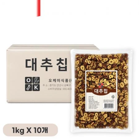오케이 당도높은 대추칩 1kg, 10개