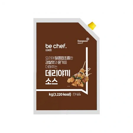[무료배송] 동원홈푸드 비셰프 be chef 데리야끼소스 2kg 냉장
