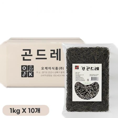 오케이 건 곤드레 1kg, 10개입