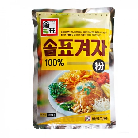 솔표 겨자분200g 50개 1박스 