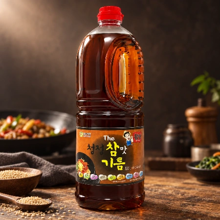 청정 참맛기름 1.8L 대용량 향미유 참깨추출물 식용유