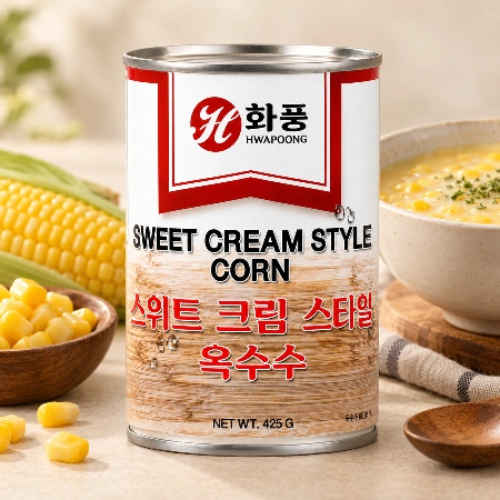 화풍 크림스타일 옥수수 400g x 24개입 1박스