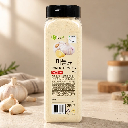이슬나라 마늘분말 450g 대용량 마늘파우더