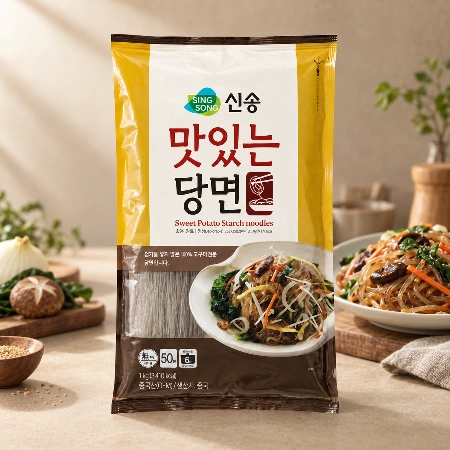 신송 맛있는 당면 1kg 고구마전분 잡채 대용량