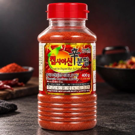 청우 더진한 캡사이신 매운맛분말 400g 업소용