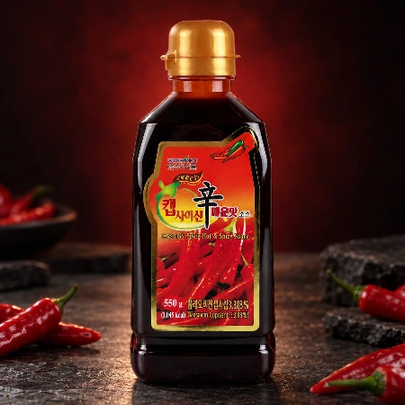 청우 캡사이신 매운맛소스 550g 액상 업소용