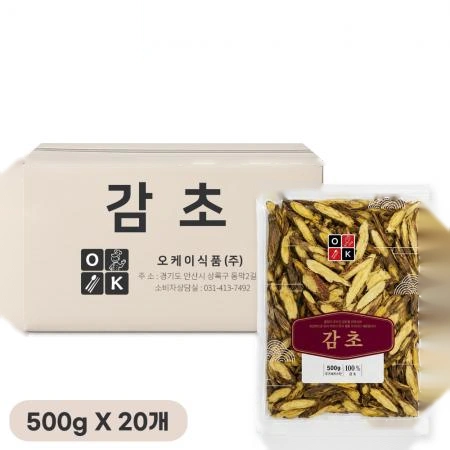 오케이 감초 500g, 20개입
