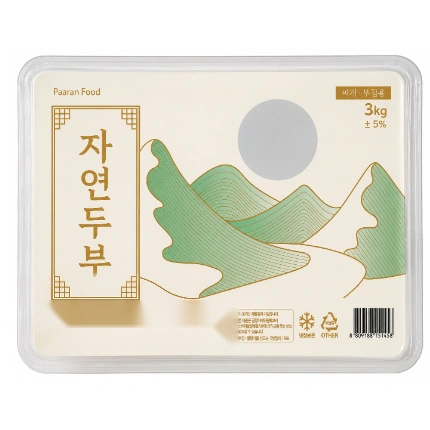 ★두부 핫★ 자연 팩두부 (부침.찌개 겸용 / 국내 제조) 3kg