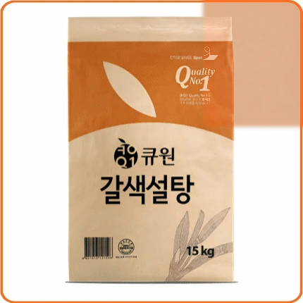 ★공산 핫★ 큐원 황설탕 (갈색설탕 / 중백당) 15kg