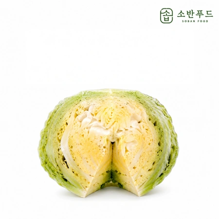 (심제거+겉잎제거) 국내산 깐 양배추 1KG/EA