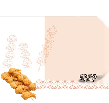 코코넛 새우 꼬치 5pcs 유탕 650g/팩, 65g*10ea, 베트남산, 이자카야, 호프, 포차, 술집, 안주, 외식, 튀김
