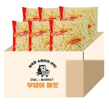 유로골드 슈스트링 2kg * 6ea 감자튀김 막대감자
