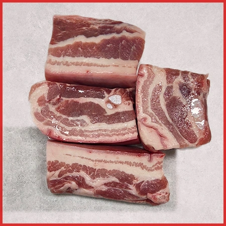 ♥정육특가♥ 돈미박삼겹(250g내외/개, 자투리포함, 국내산, 냉장 1Kg/EA) 수육보쌈용