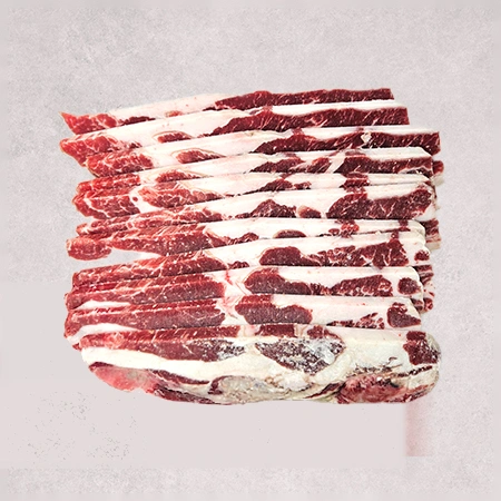 ♥정육특가♥ 소LA갈비(UN, 8mm슬라이스, 미국산, 냉동 1Kg/EA) 구이용