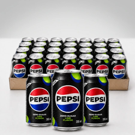 ★공산 핫★ 펩시 제로콜라 [뚱캔 / 박스판매 / 업소용] 355ml*24ea box