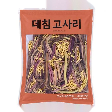 오케이 데침고사리 삶은 1kg, 1개