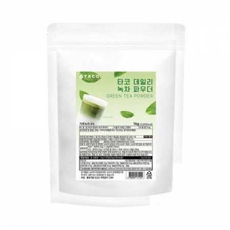 타코 데일리 녹차 파우더 1kg 2개