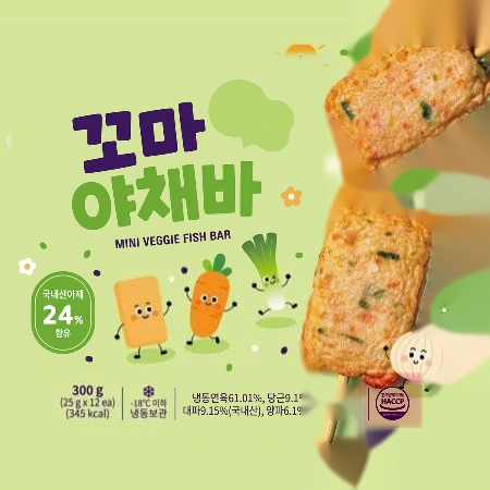 코주부 꼬마야채바 300g(미니어묵바 12개입)