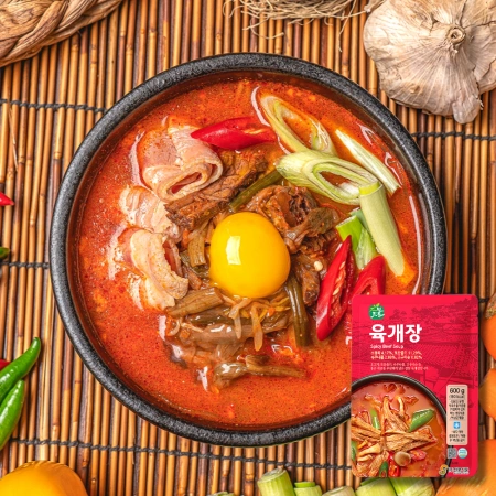 선봉 자연깃든 육개장 간편 즉석국 냉동 600gx10개