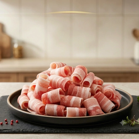 대패삼겹 2mm 돌돌말이 1kg - 스페인