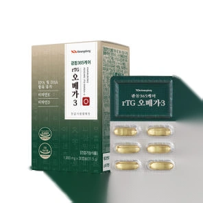 광동 365케어 rTG오메가3 1050mg x 30캡슐