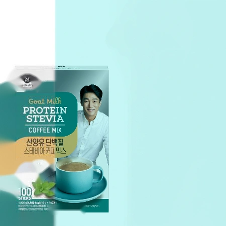 맥널티 산양유 단백질 스테비아 당제로 커피믹스 100개