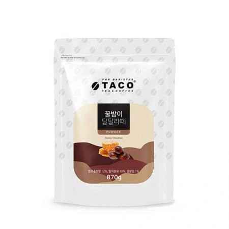 타코 꿀밤이 달달 라떼 870g 2개