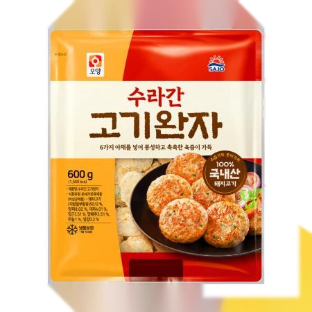 사조오양 수라간 고기완자 600g x 10개