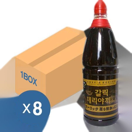 미담채 갈릭 데리야끼 소스 2.1kg 8개 1박스
