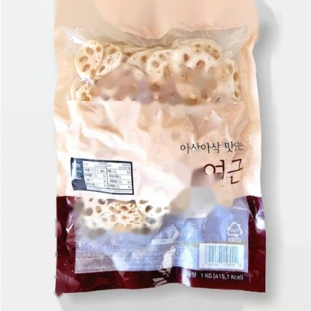 염장연근 1kg 6개 반찬용 소용량