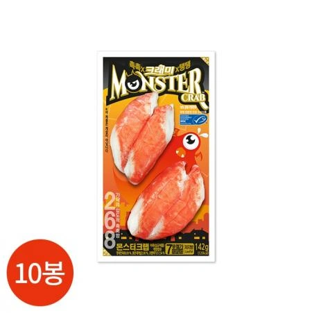CL 한성기업 몬스터크랩 142g x 10봉