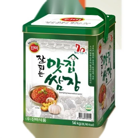 진미 쌈장 14kg 캔 잘되는 맛집 