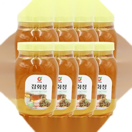 스위트웰 잡화청 2.4kg X 8개 1박스 잡화 꿀 청