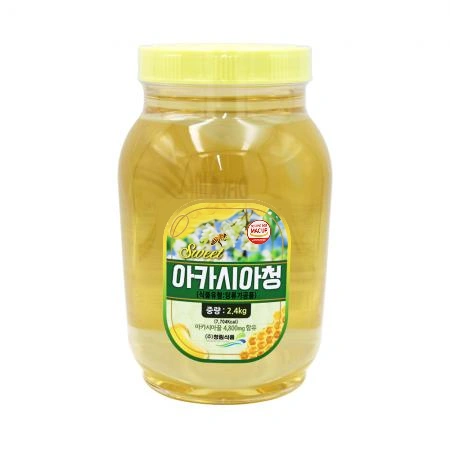 스위트웰 아카시아청 2.4kg 사양 벌 꿀 청 과당