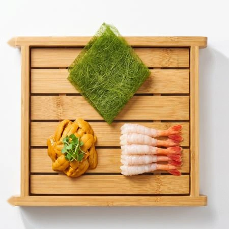 고래소년 프리미엄오마카세 우니1 단새우1 감태1 세트