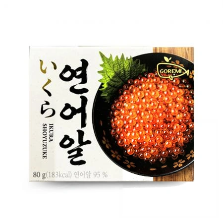 고래미 연어알 80g 국내산 이쿠라 간장절임