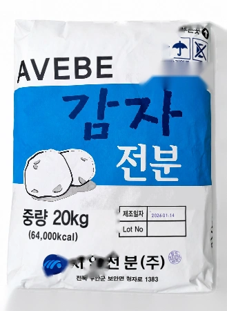 아베베 서안감자전분 20kg